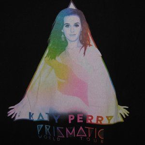 Mens' Katy Perry Prismatic World Tour Graphic Tee T-Shirt Size Medium